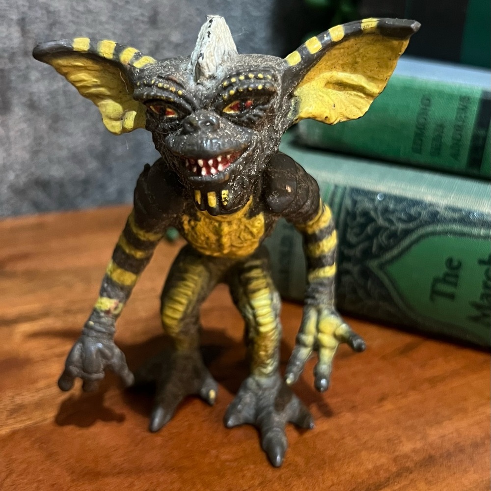 1984 Warner Bros 4" Evil Gremlin Stripe Soft Vinyl Action Figure Toy Gremlins